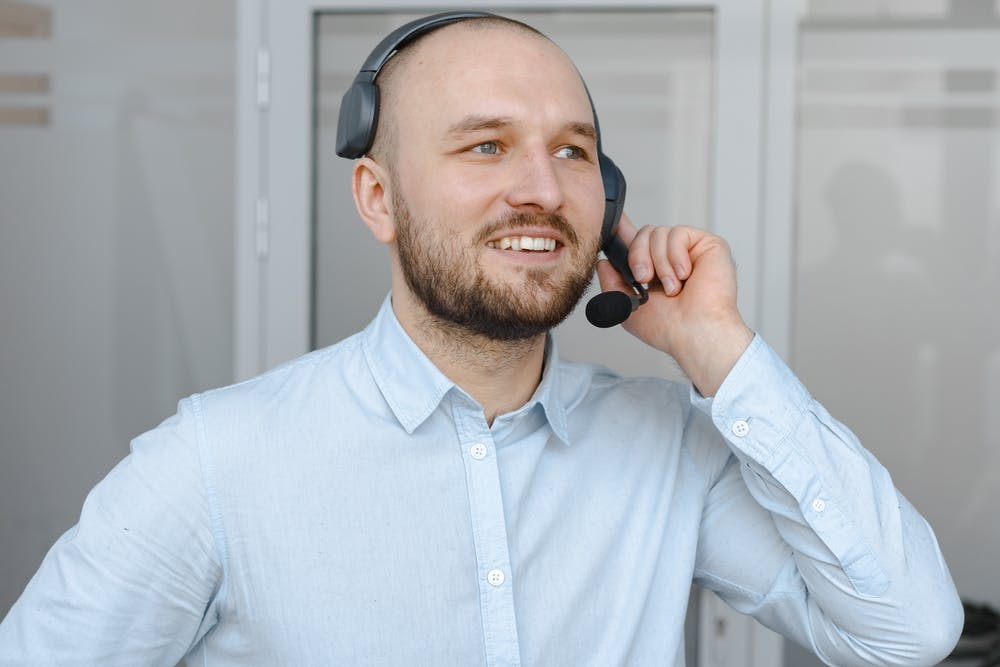 Guy from customer service